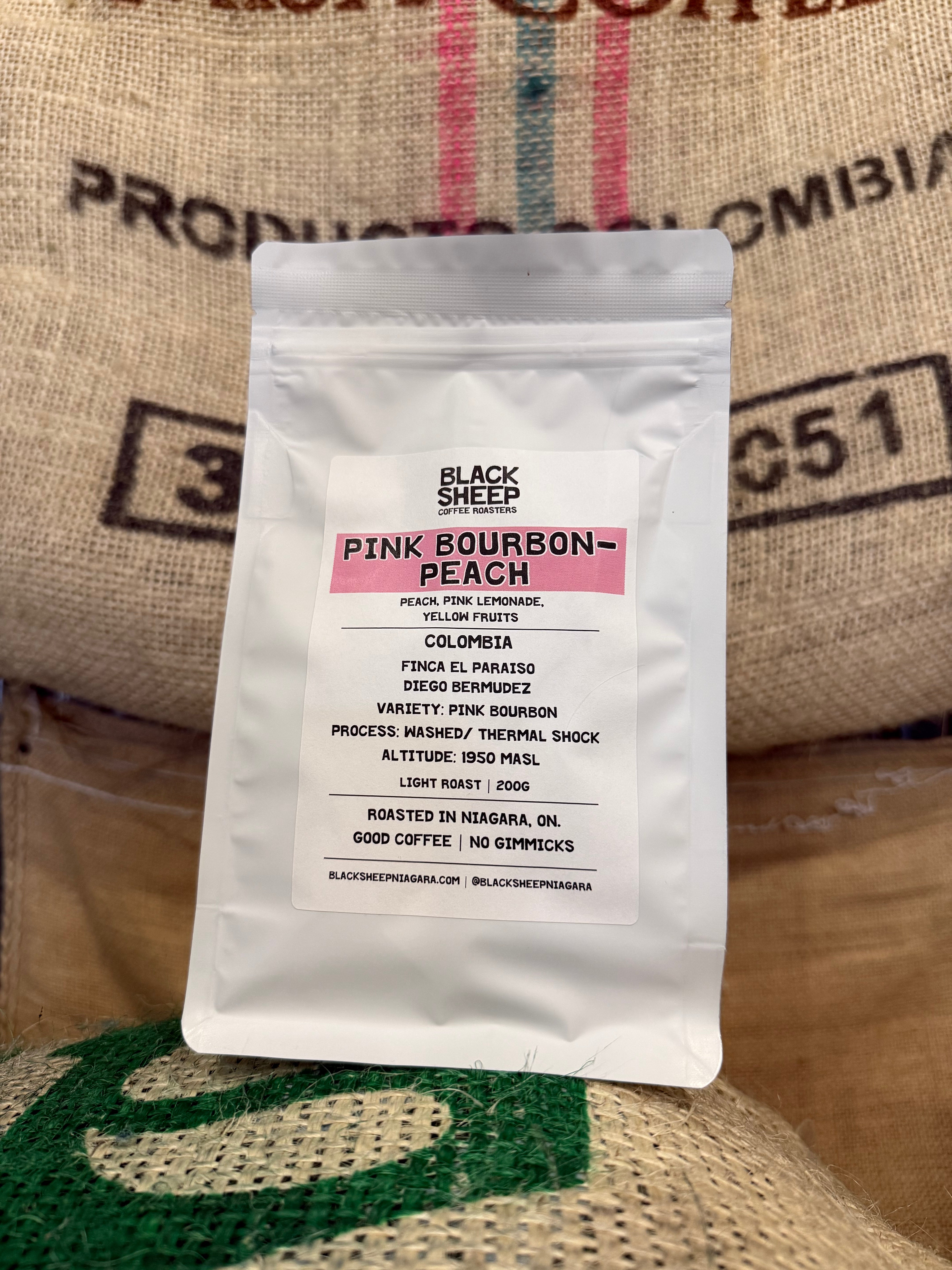 Pink Bourbon- Peach (Diego Bermúdez- Finca El Paraíso)